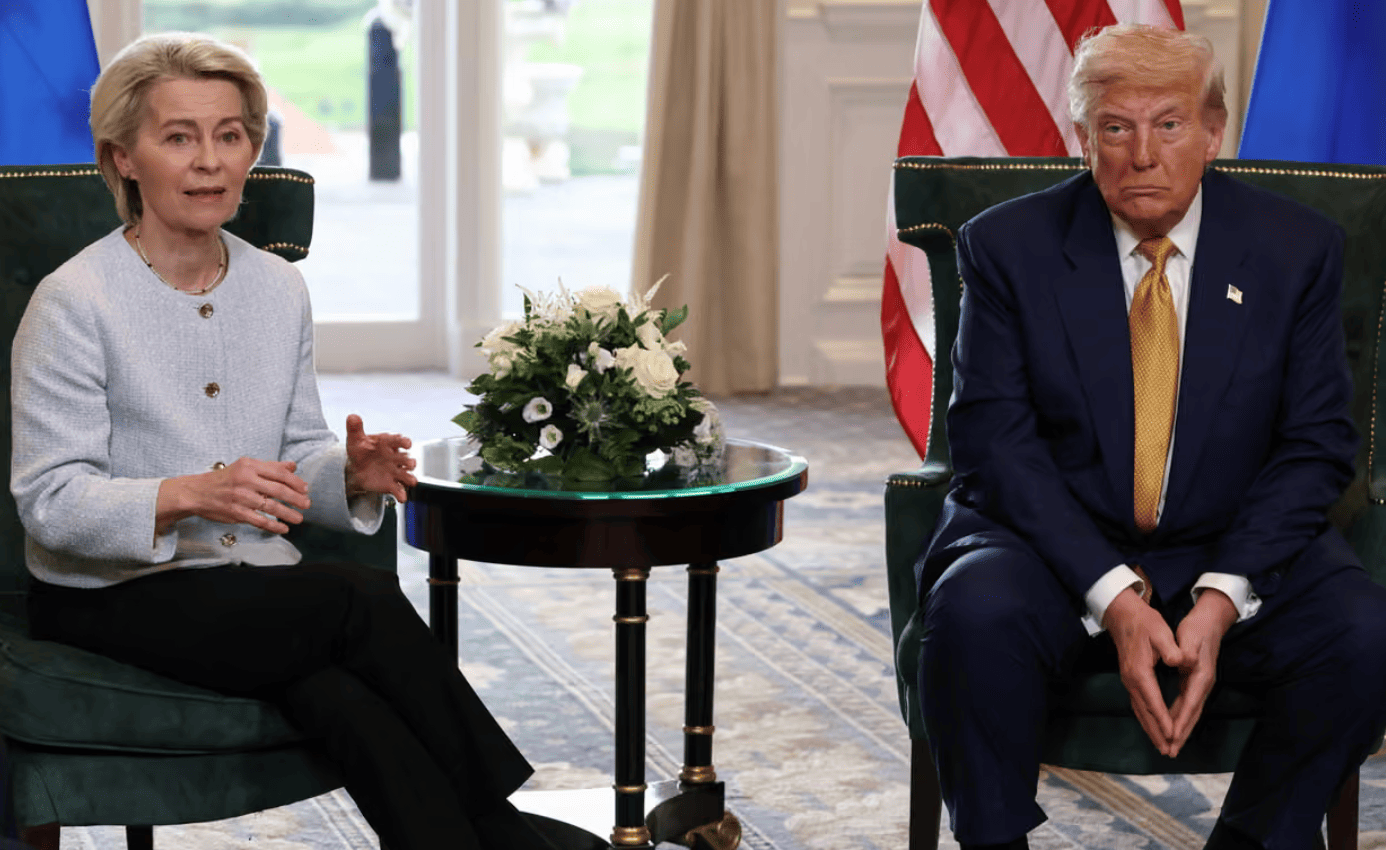 Dazi: Von der Leyen si sottomette a Trump e parte la protesta contro l’accordo che sfavorisce la Ue