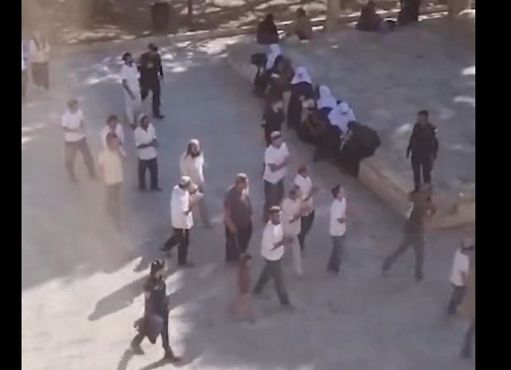 Coloni di estrema destra fanno irruzione moschea di Al-Aqsa: provocazione con la protezione della polizia