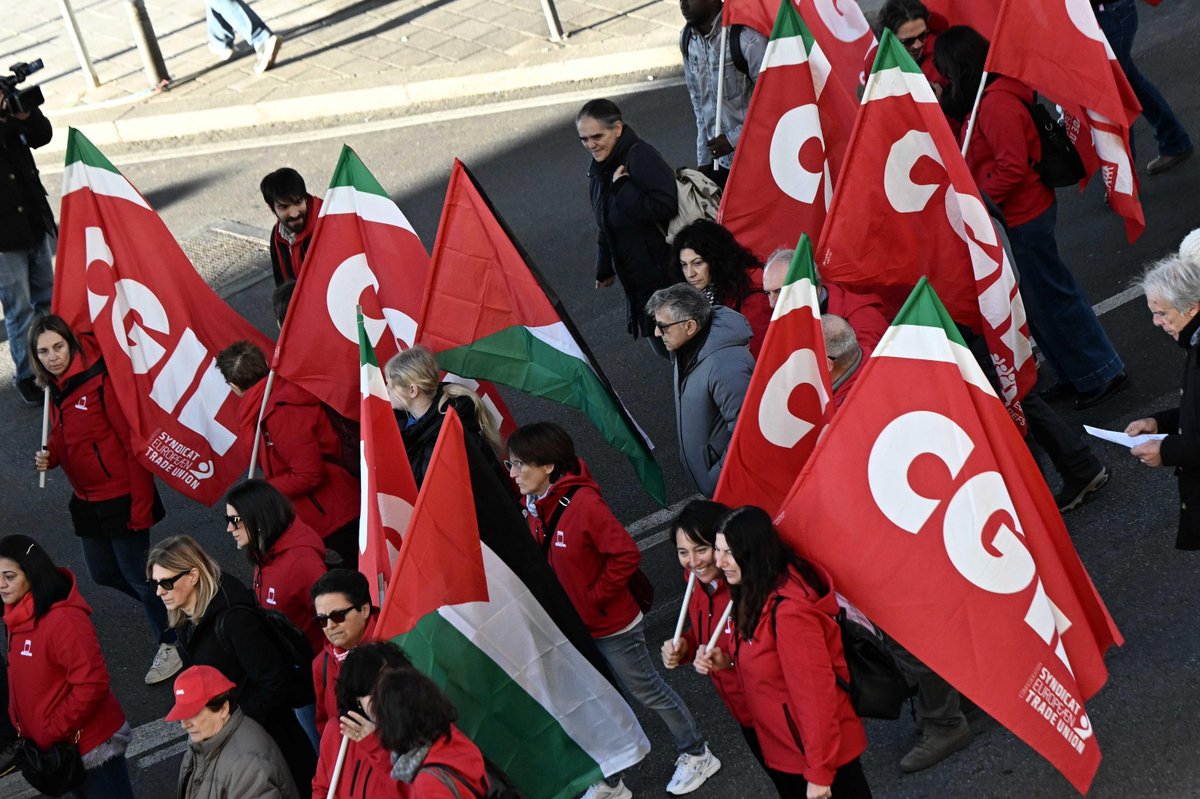 Sciopero generale della Cgil contro la manovra ingiusta e dannosa del governo Meloni
