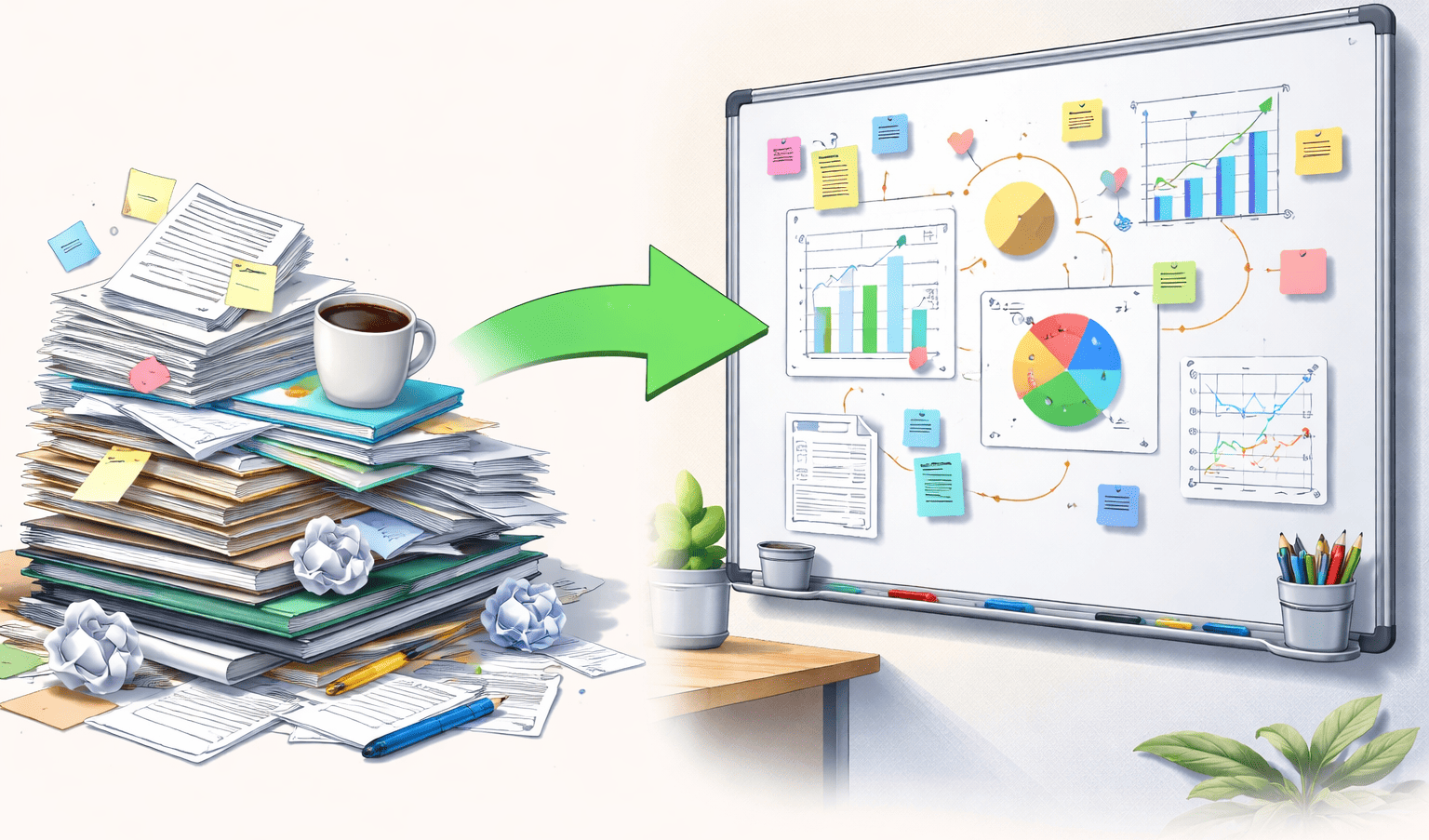 5 motivi per cui vale la pena sostituire i fogli di carta con una lavagna cancellabile a secco