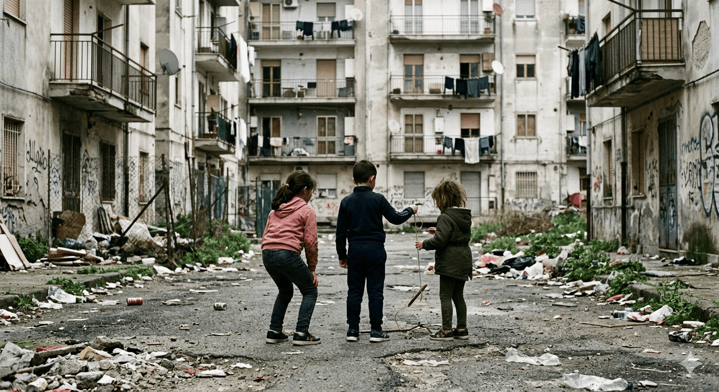 Bambini (1) Napoli, l’infanzia ferita tra violenza e solitudine: il grido dei bambini che chiede ascolto agli adulti oggi