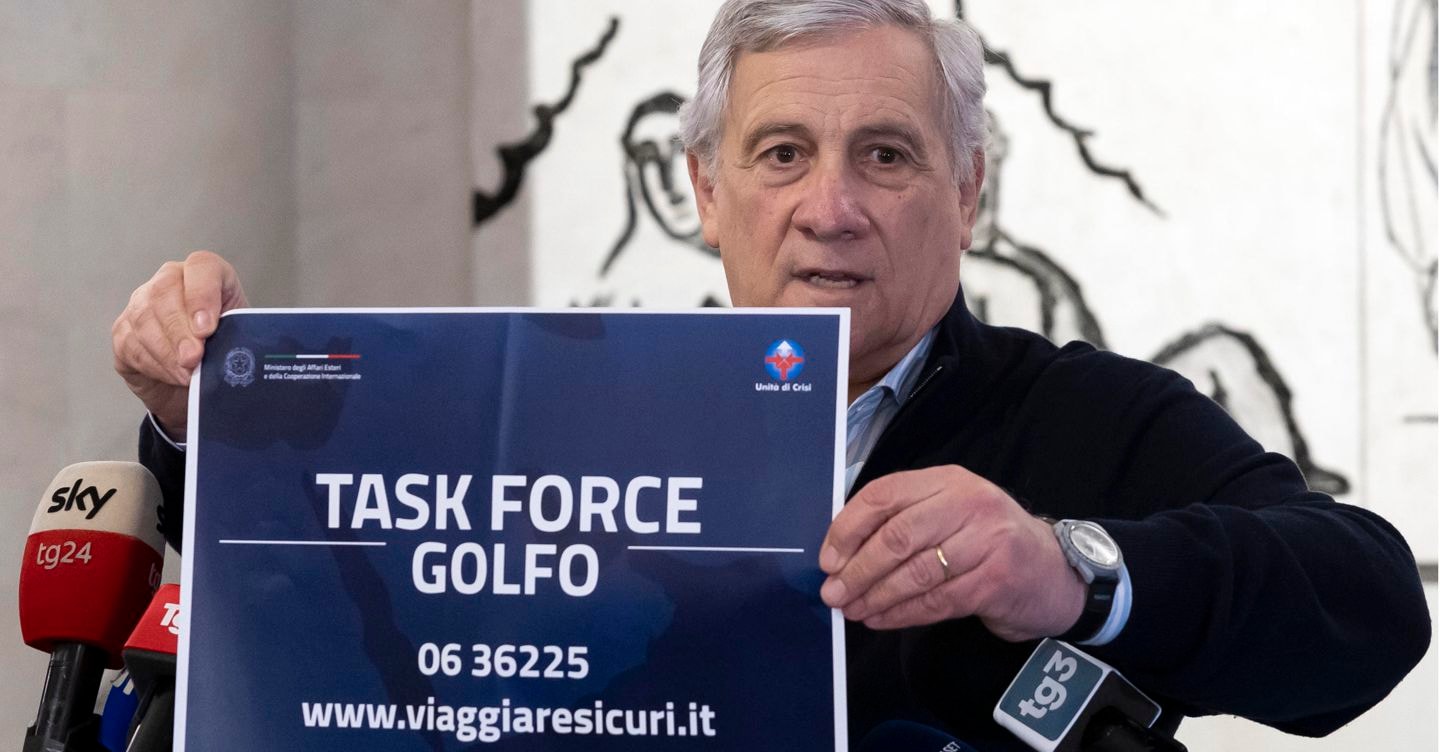 La Task Force annunciata da Tajani annaspa: proteste da Dubai e dai familiari che non riescono a contattare nessuno
