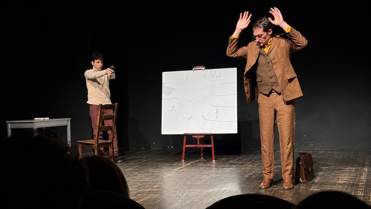 Il pedagogo dell’infame – Marco Gualco – Riccardo Cacace – Teatro Tordinona – Festival Inventaria – recensione e foto di Alessia de Antoniis Il pedagogo dell’infame - Marco Gualco - Riccardo Cacace - Teatro Tordinona - Festival Inventaria - recensione e foto di Alessia de Antoniis