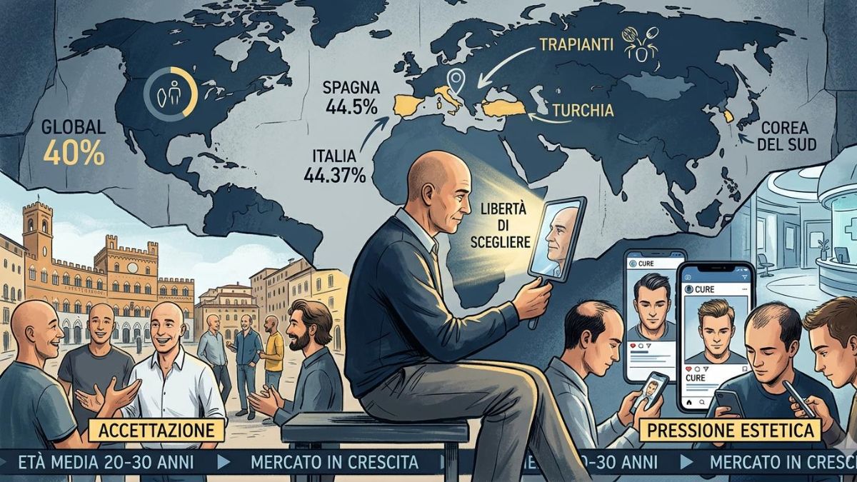 Lopecia Essere calvi nel 2026: tra accettazione, business e pressioni sociali