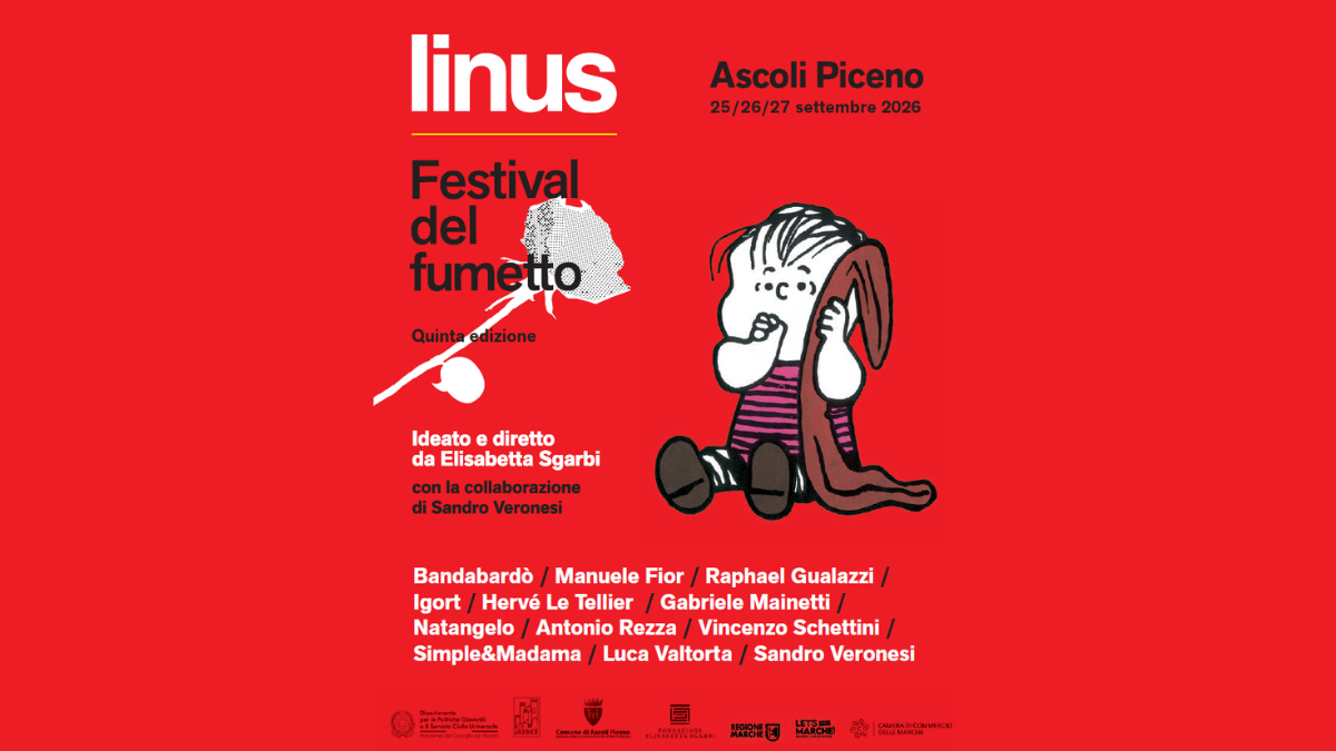 locandina linus Linus, il Festival del fumetto torna con la quinta edizione