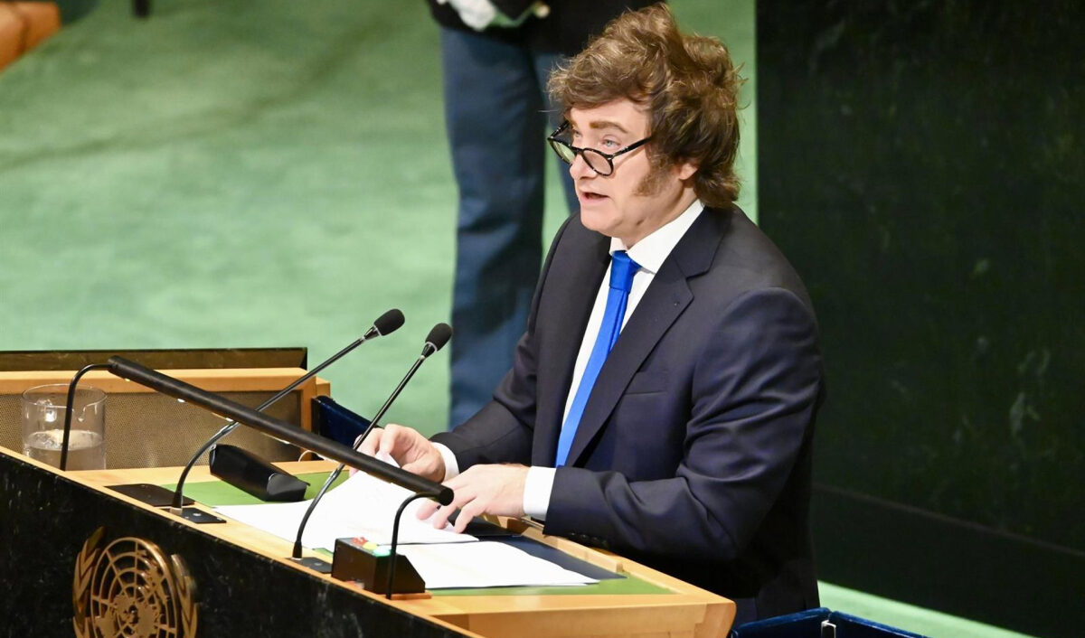 Milei, volgare attacco all'Onu: "Burocrati socialisti contro Israele e i cristiani mentre difendono gli islamisti"