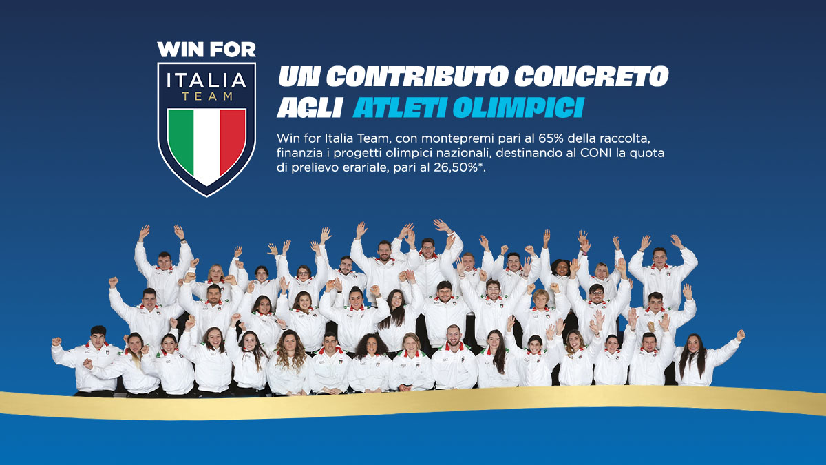 1200X675_globalist.it Il nuovo gioco Sisal Win for Italia Team porta il tifo per gli atleti olimpici italiani anche nei numeri